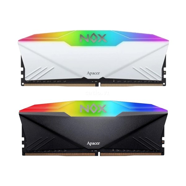 RAM desktop APACER DDR4 8G 3200 OC NOX RGB AURA 2 đen – ảnh 1