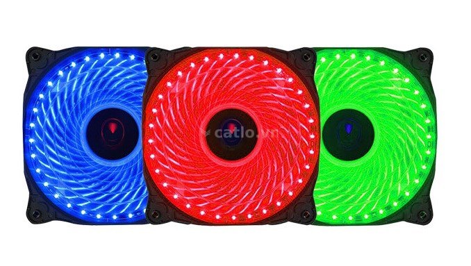 FAN CASE SILENT VSP 12CM LED 33 BÓNG – ảnh 1