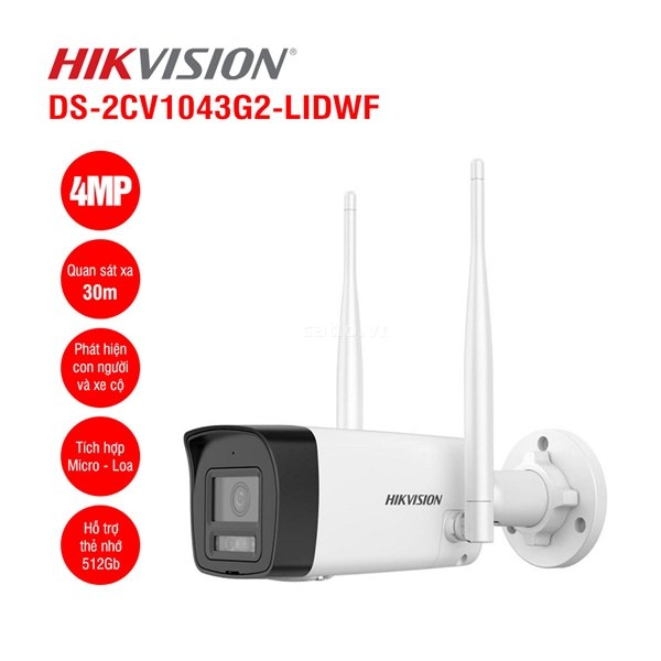 Hikvision DS-2CV1043G2-LIDW(2.8mm) (Camera IP) - Giá tham khảo 540.000 VND – ảnh 1