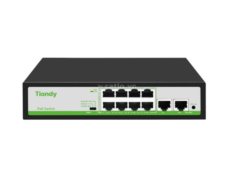 Switch Tiandy POE 8 port TC-P3S010 Spec:F/0820/AT/ 90w – ảnh 1