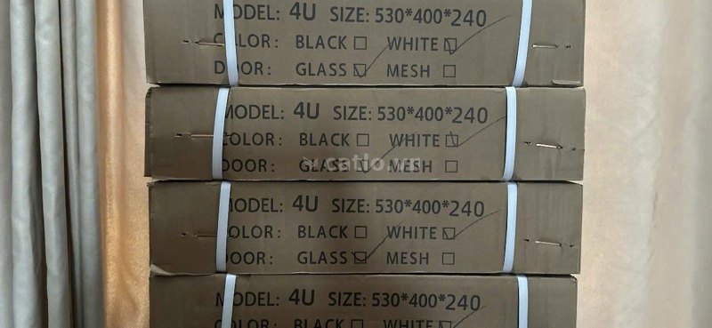 Tủ Rack 4U Lắp Ghép Đen Kích Thước 530x400x225mm – ảnh 1
