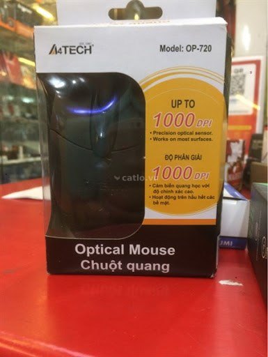 Chuột máy tính A4TECH 720U (Đen) – ảnh 1
