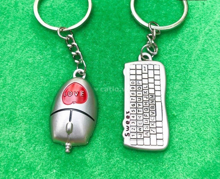 Móc khóa combo phím chuột siêu kute – ảnh 1