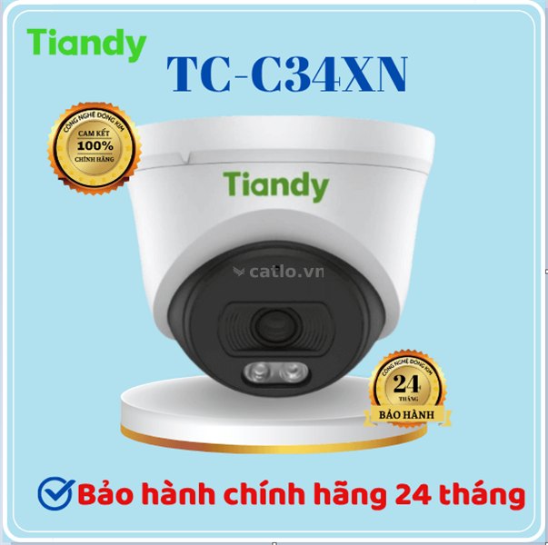 Camera IP Tiandy TC-C34XN 4MP Dome chính hãng – ảnh 1