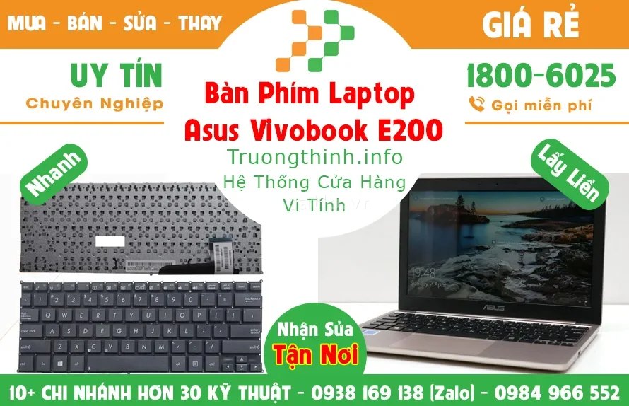 Bàn Phím Laptop Asus Vivobook E200 – ảnh 1