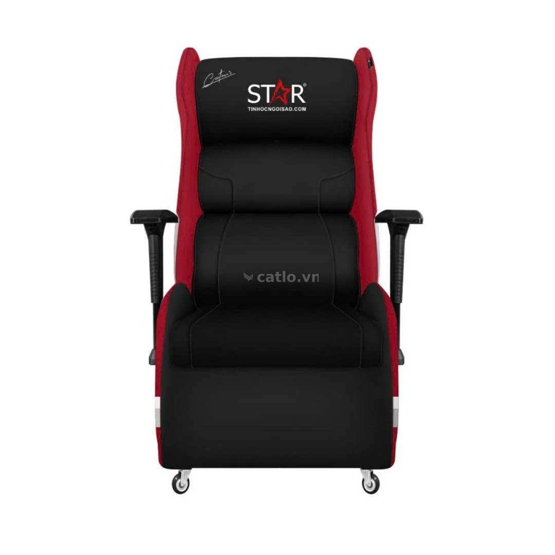 Ghế Sofa Gaming Centaur Reboot, Logo STAR | Đen, 150kg, Chân xoay, Da PU – ảnh 1