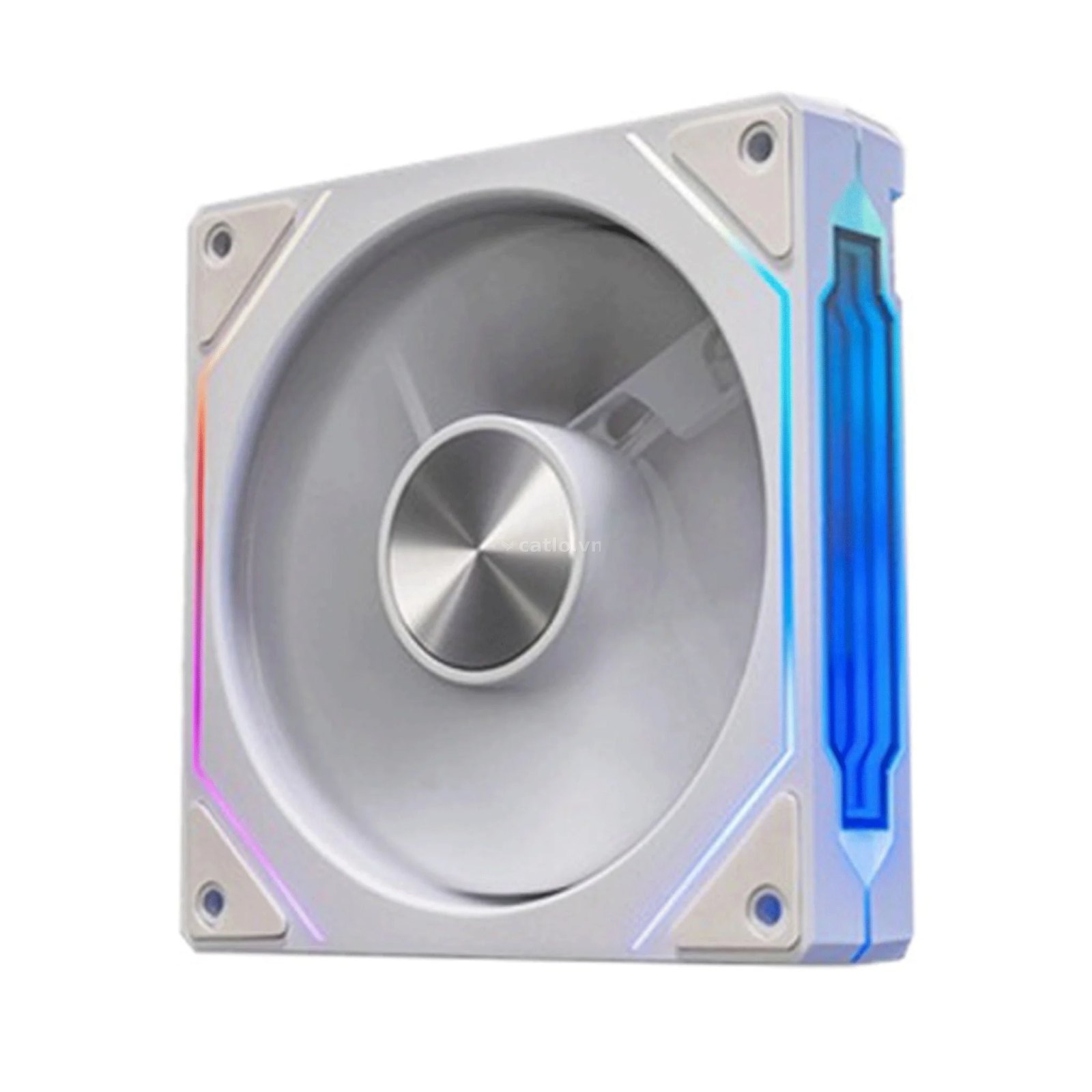 Quạt tản nhiệt PC Leopard Prism 4RS | Fan lẻ 120mm, ARGB, Gió ngược, Trắng – ảnh 1