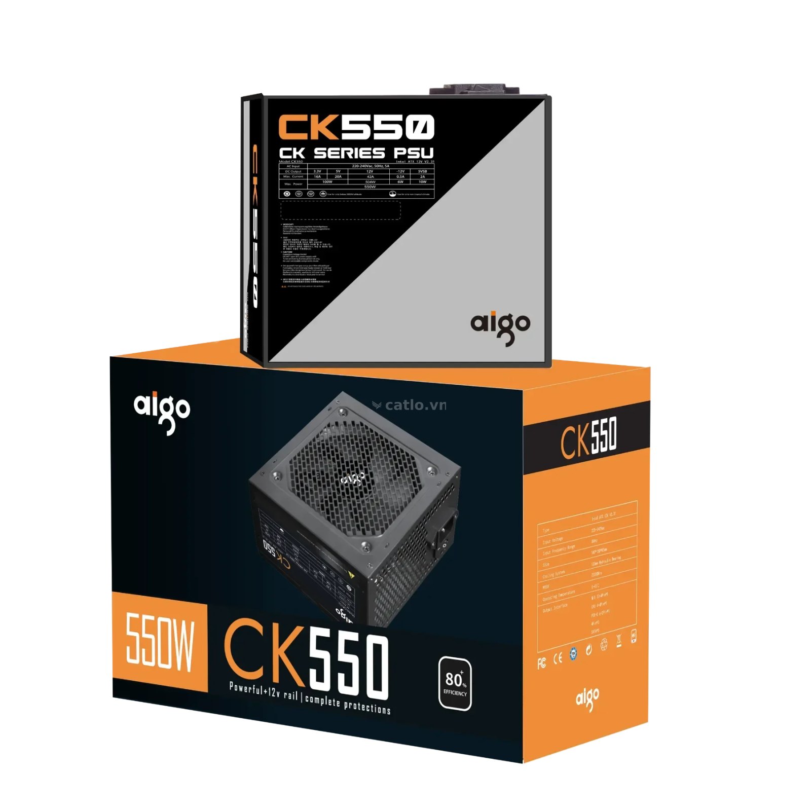 Bộ nguồn Ck550 Aigo 550W – ảnh 1