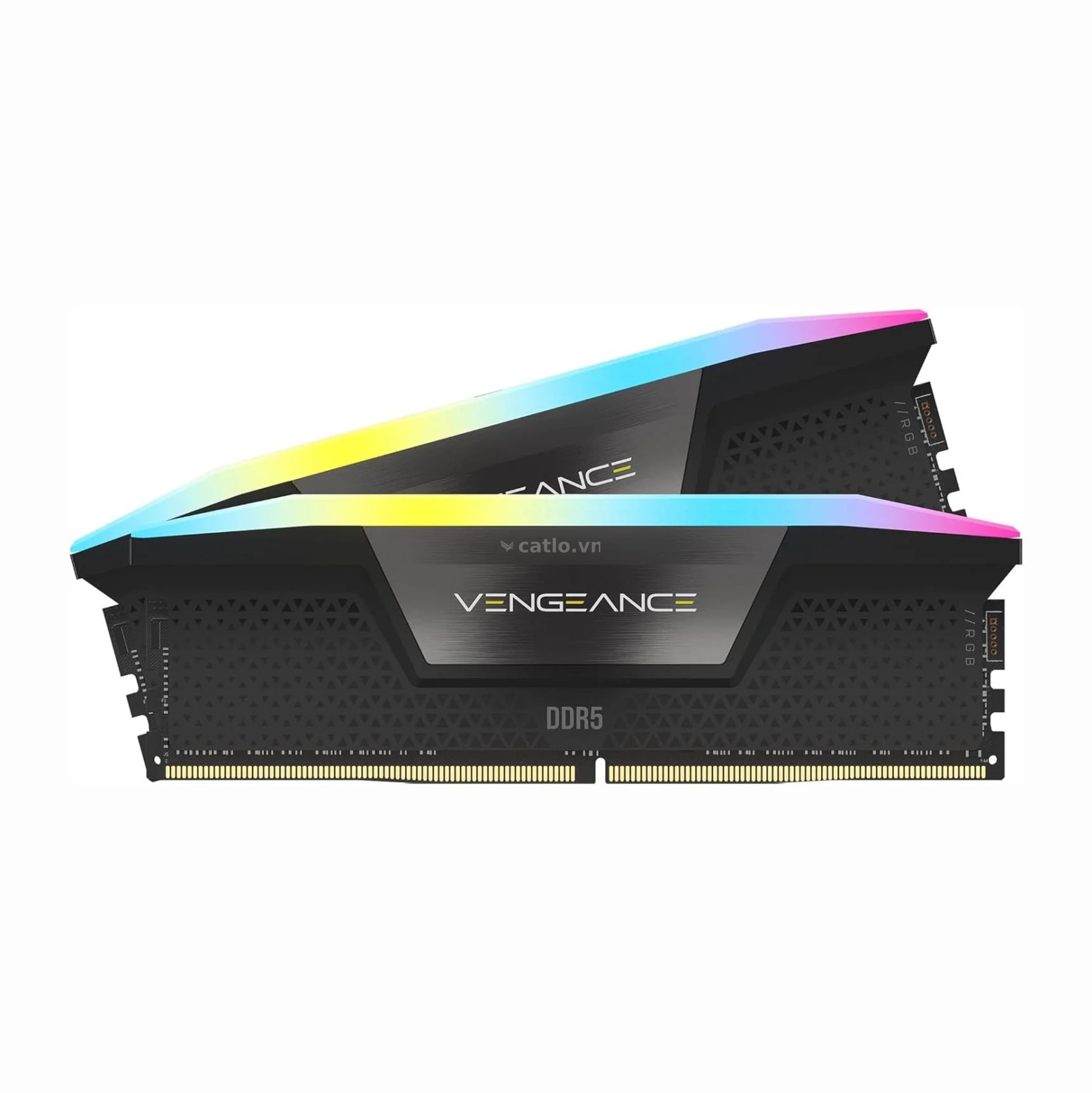 RAM PC Corsair Vengeance 64GB RGB DDR5 | (2x32GB), 6000MHz, Intel/AMD CMH64GX5M2D6000C40 – ảnh 1