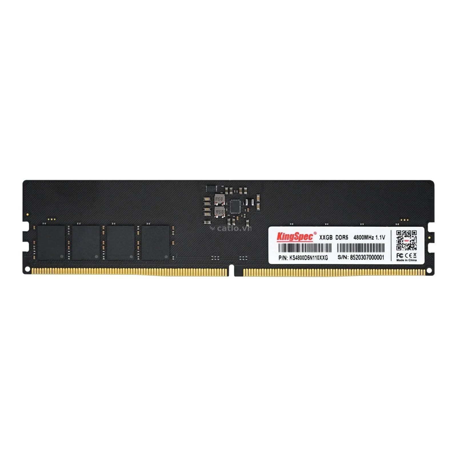 RAM PC KingSpec 16GB DDR5 | (1x16GB), 4800MHz, Intel/AMD K4800D5P11016G – ảnh 1