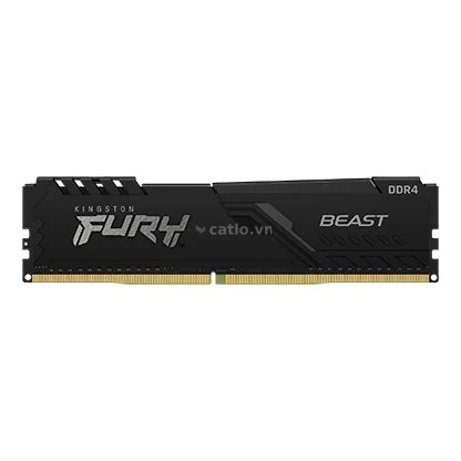RAM PC Kingston Fury Beast 16GB DDR4 Black | (1x16GB), 3200MHz, Intel/AMD KF432C16BB1/16WP – ảnh 1