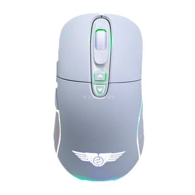 Chuột gaming Newmen WGX6 | 2 Mode, 12000 DPI, 110g, RGB, Trắng – ảnh 1