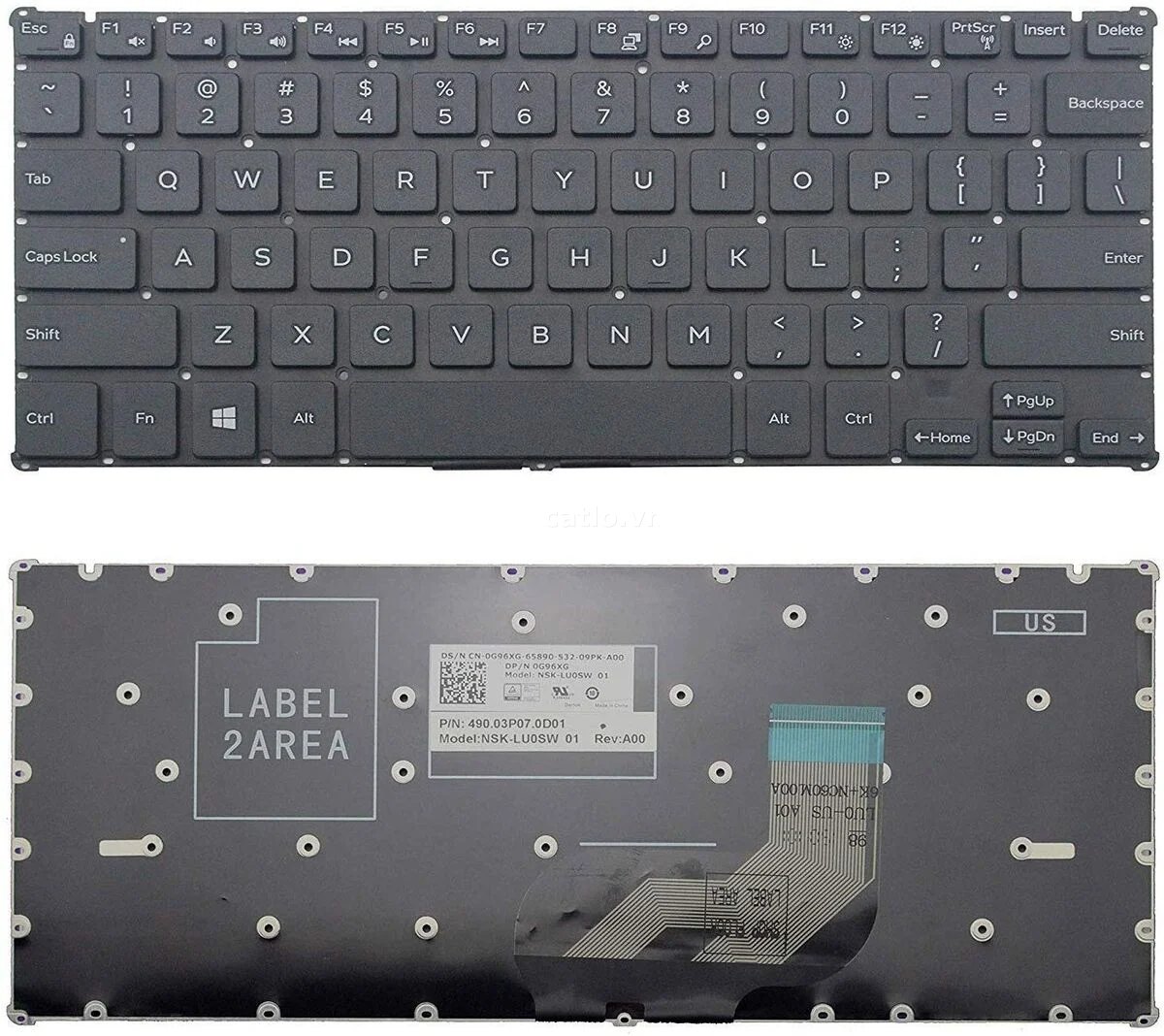 Bàn phím laptop Dell Inspiron 11-3000 3162, 3164, 3168, 3169, 3179 – ảnh 1