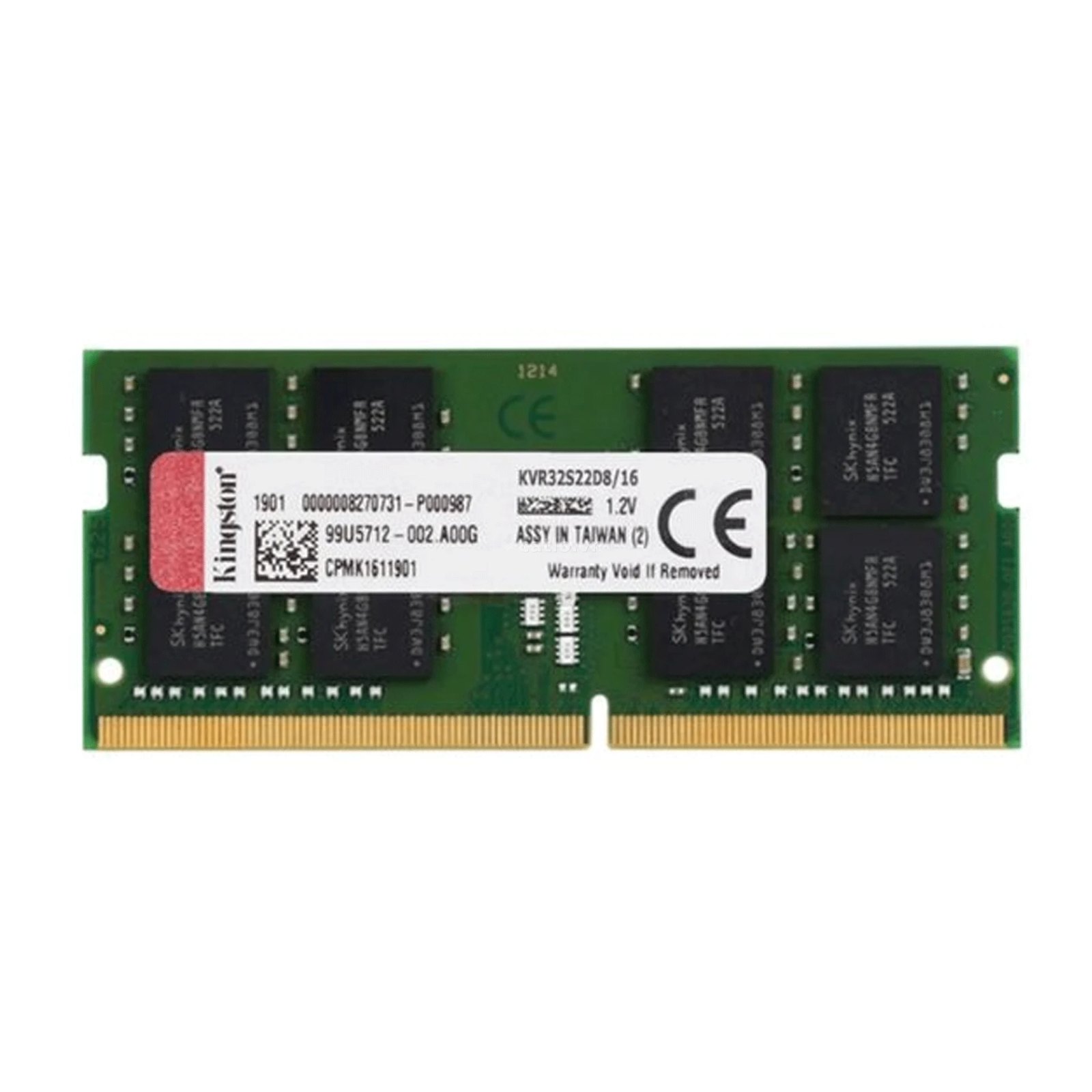 RAM Laptop Kingston 16GB DDR4 | (1x16GB), 3200MHz KVR32S22D8/16WP – ảnh 1