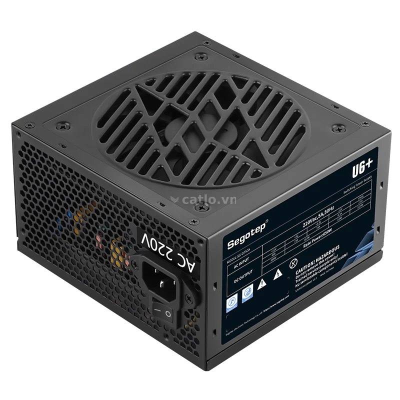Nguồn máy tính Segotep U6+ 650W SG-D750A - Đen | Non Modular, ATX – ảnh 1