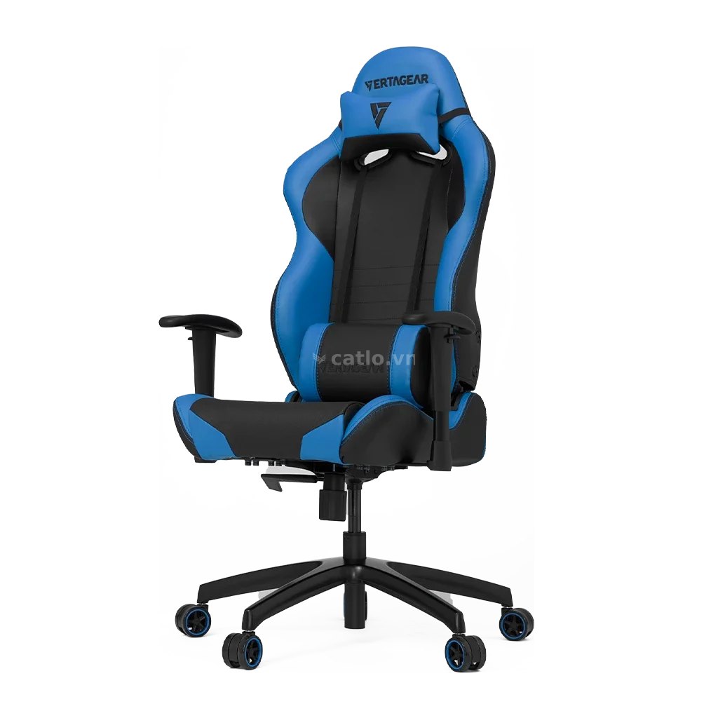 Ghế gaming VERTAGEAR SL2000 | Đen xanh dương, 100kg, Chân xoay, Da PU – ảnh 1