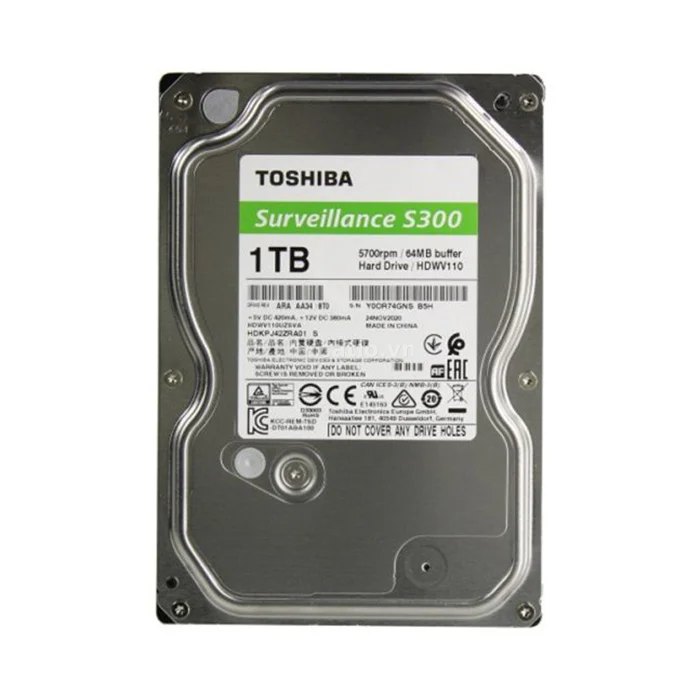 Ổ cứng giám sát TOSHIBA 1TB HDWV110UZSVA – ảnh 1