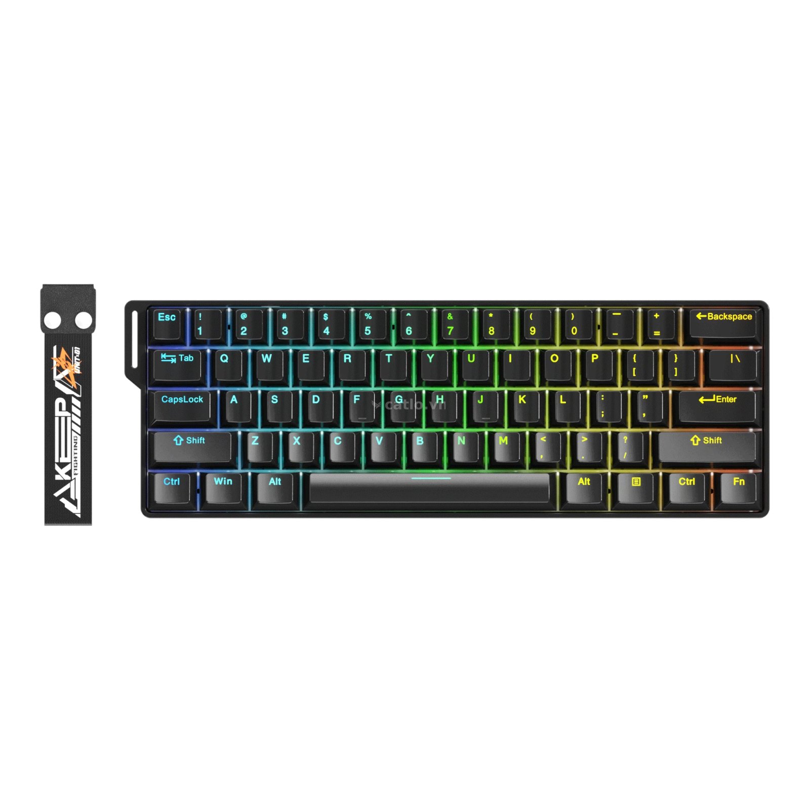 Bàn phím gaming Dare-U EK60 | Rapid Trigger, Có dây, YULONG / FIRE Magnetic Switch, RGB, Đen – ảnh 1