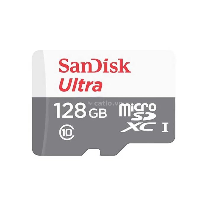 Thẻ nhớ giám sát Micro SD 128Gb SanDisk Ultra SDSQUNR-128G-GN6MN – ảnh 1