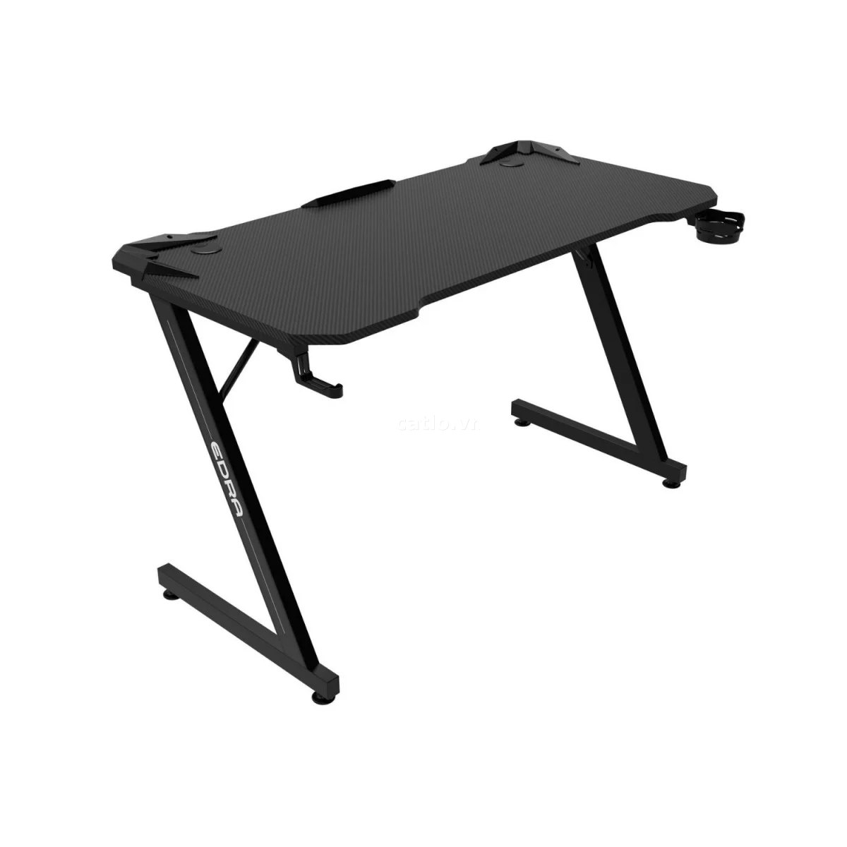Bàn Gaming EDRA EGT1260ZS 1m2 | Thép, Mặt bàn P1PB, Đen – ảnh 1