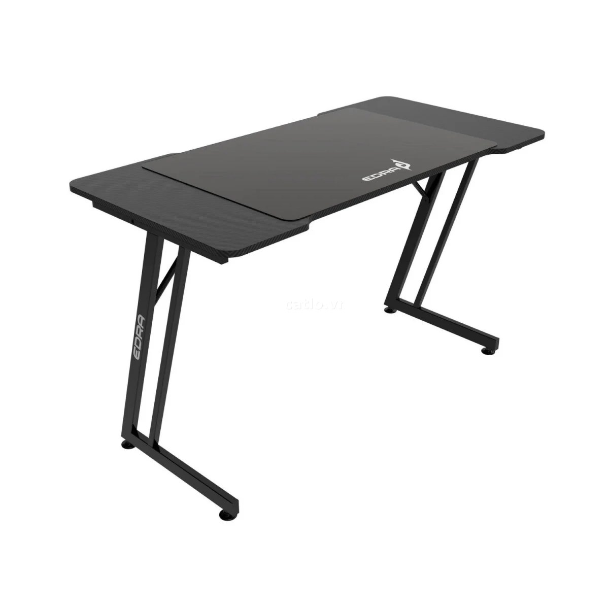 Bàn Gaming EDRA EGT1260Z 1m2 | Thép, Mặt bàn P1PB, Đen – ảnh 1