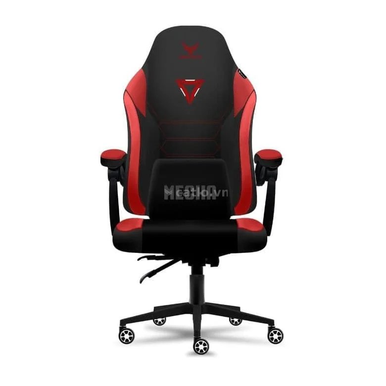 Ghế gaming CENTAUR MECHA | Đỏ, 150kg, Chân xoay, Da PU – ảnh 1