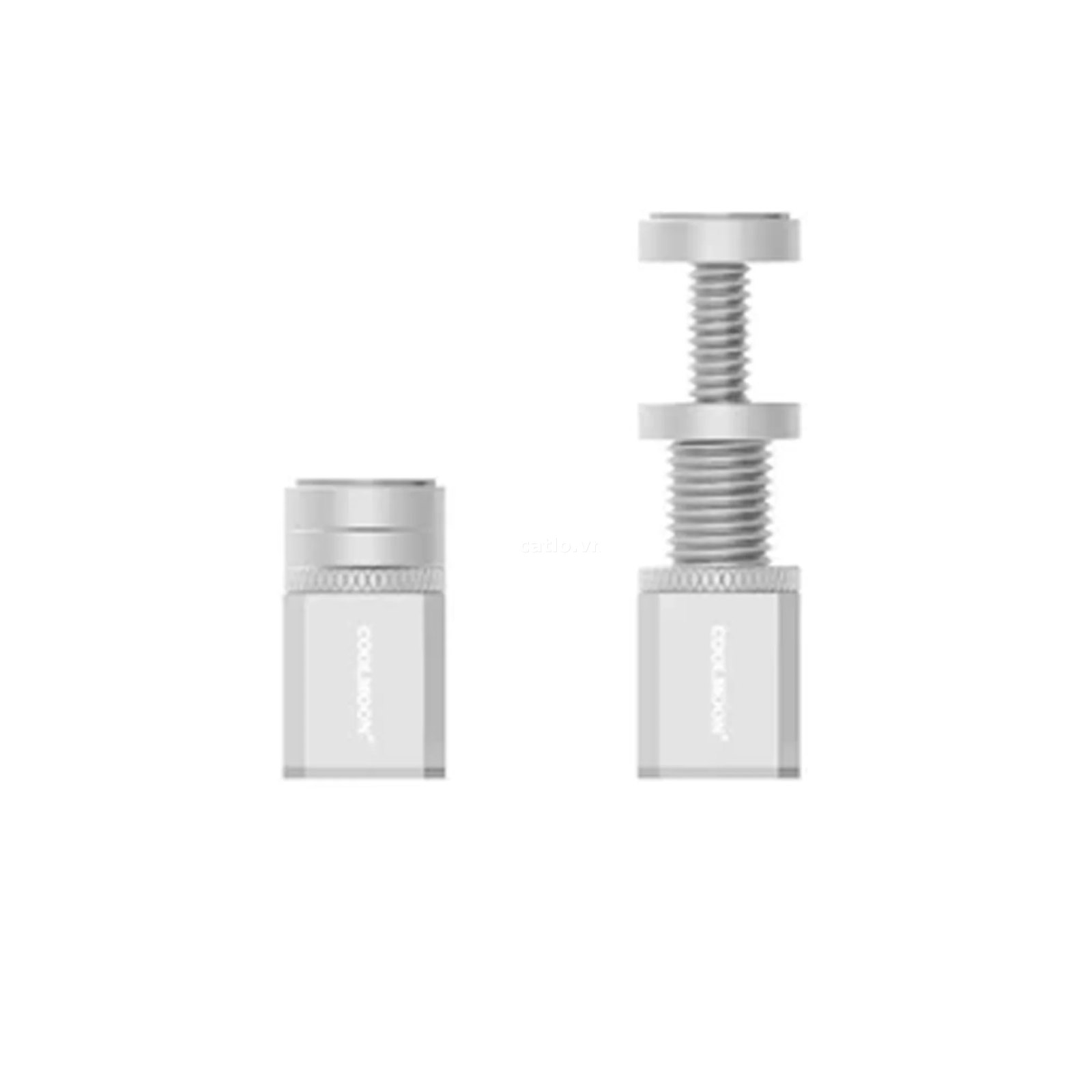 Thanh đỡ VGA Coolmoon Hifrost H5 Short Silver | Đế nam châm (Chiều Cao 28mm - 50mm) – ảnh 1