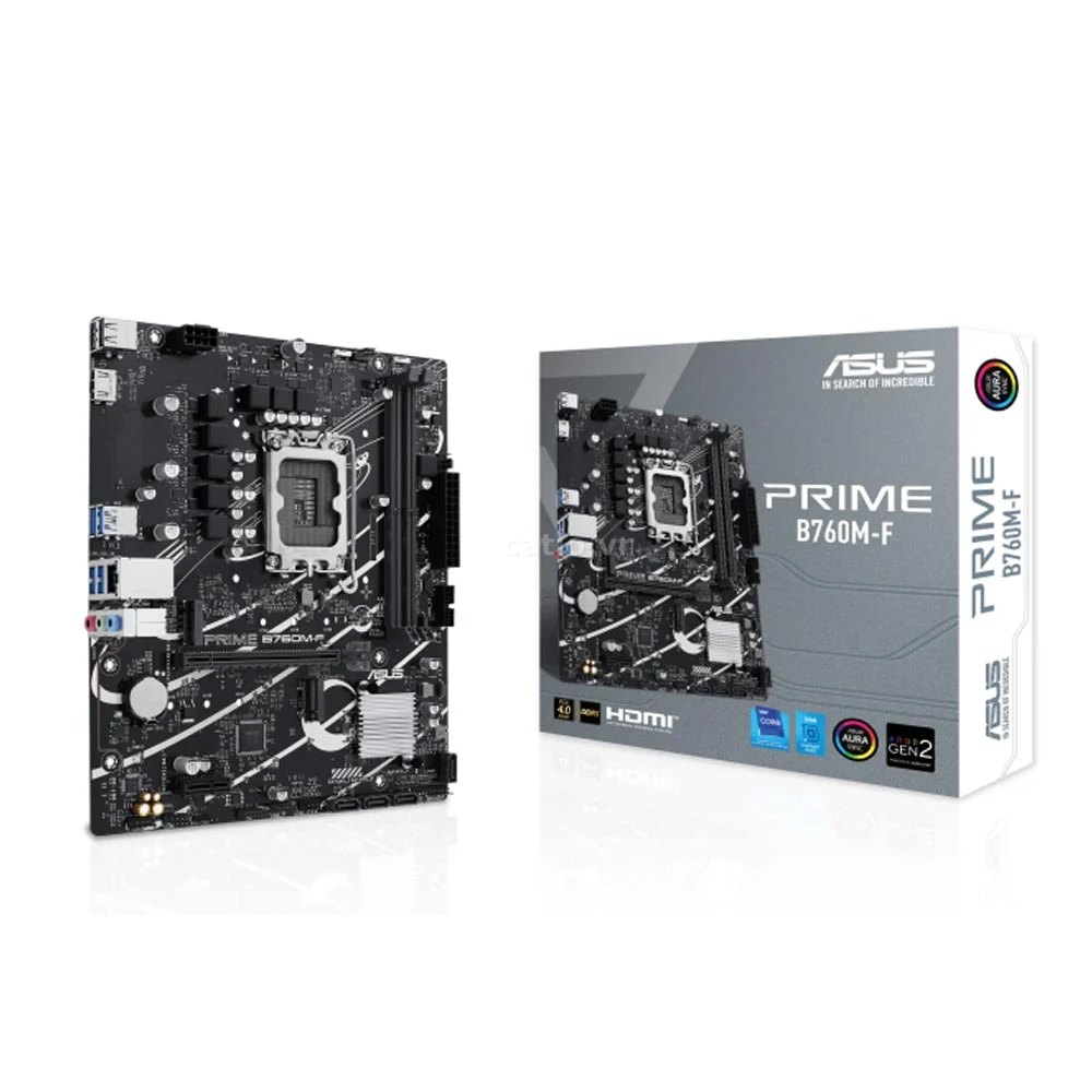 Mainboard ASUS Prime B760M-F DDR5 | LGA 1700, mATX, 2 khe RAM – ảnh 1