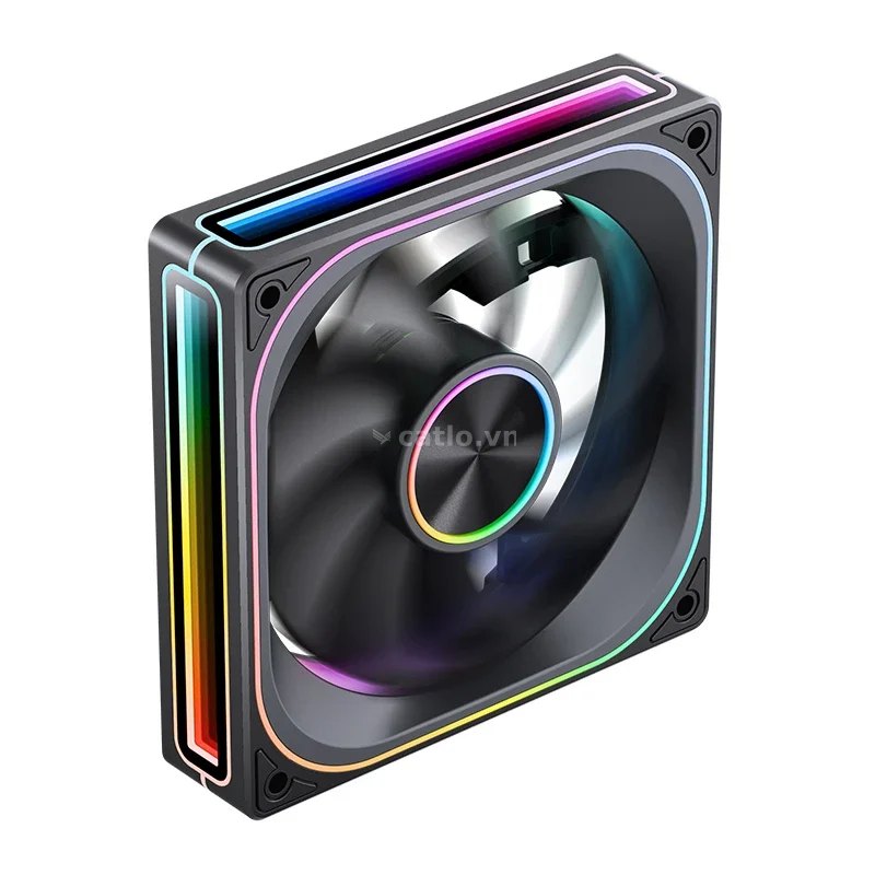 Quạt tản nhiệt PC Jonsbo ZA‑120BR | Fan lẻ 120mm, ARGB, Gió ngược, Đen – ảnh 1