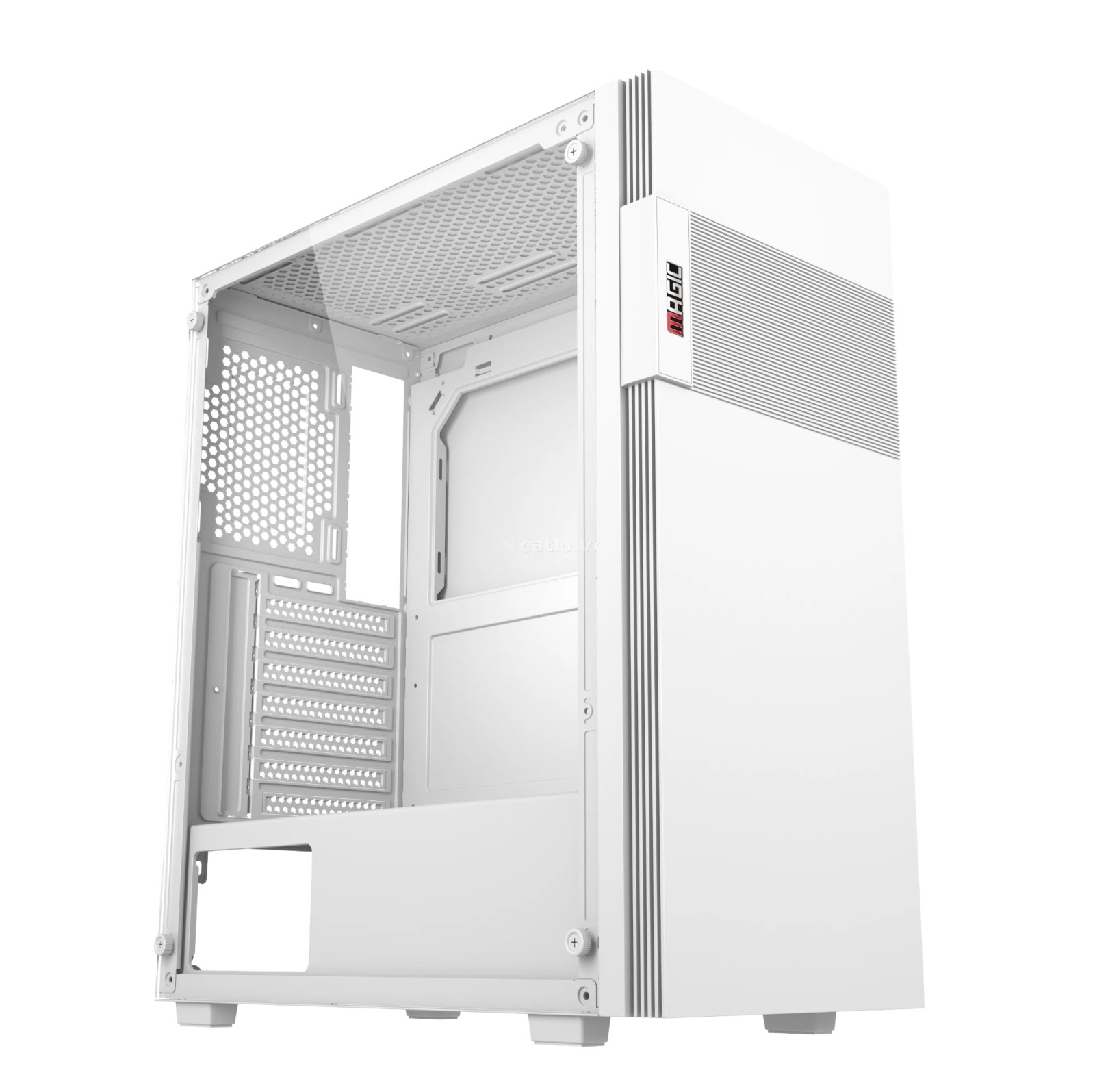 Thùng máy Case Magic GA-02 ATX - Trắng – ảnh 1
