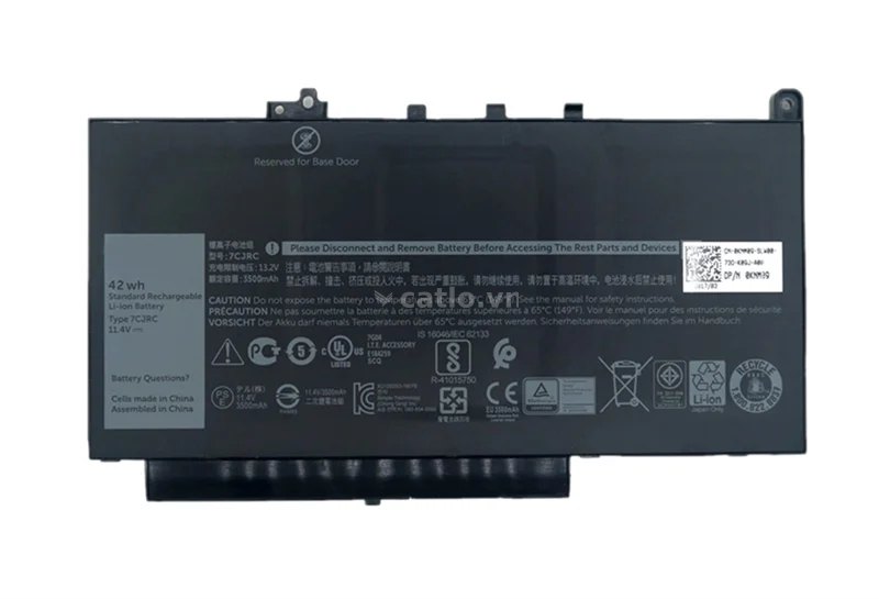 Pin Dell Latitude E7270 E7470 J60J5 7CJRC MC34Y 242WD GG4FM PDNM2 42W – ảnh 1