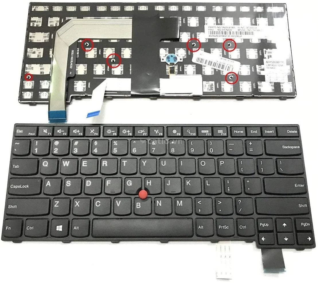 Bàn phím laptop Lenovo Thinkpad T460p, T460s, T470s, T470p (Có chuột, Không nút chuột L+R) – ảnh 1