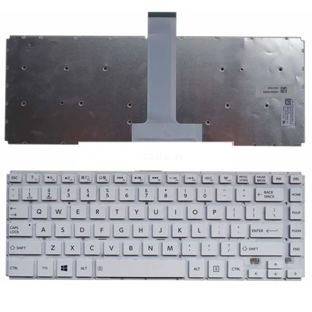 Bàn phím laptop Toshiba Satellite E40-B, E45-B, E45-C, L40-B, L40D-B, L40T-B, L40DT-B (TRẮNG) – ảnh 1