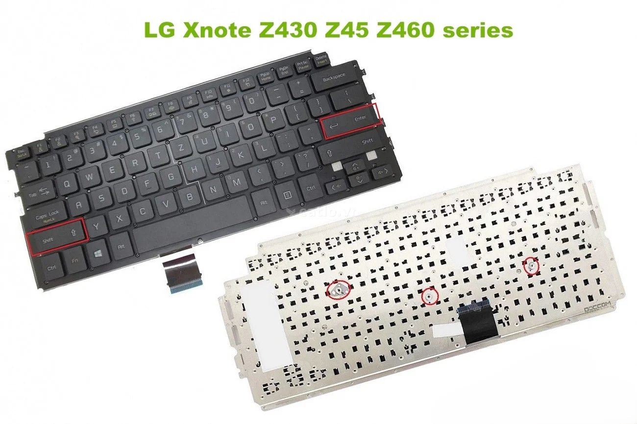 Bàn phím laptop LG Ultrabook Z430, Z460, Z430-G, Z430-SVC, Z435 (Renew, BH 6TH) – ảnh 1
