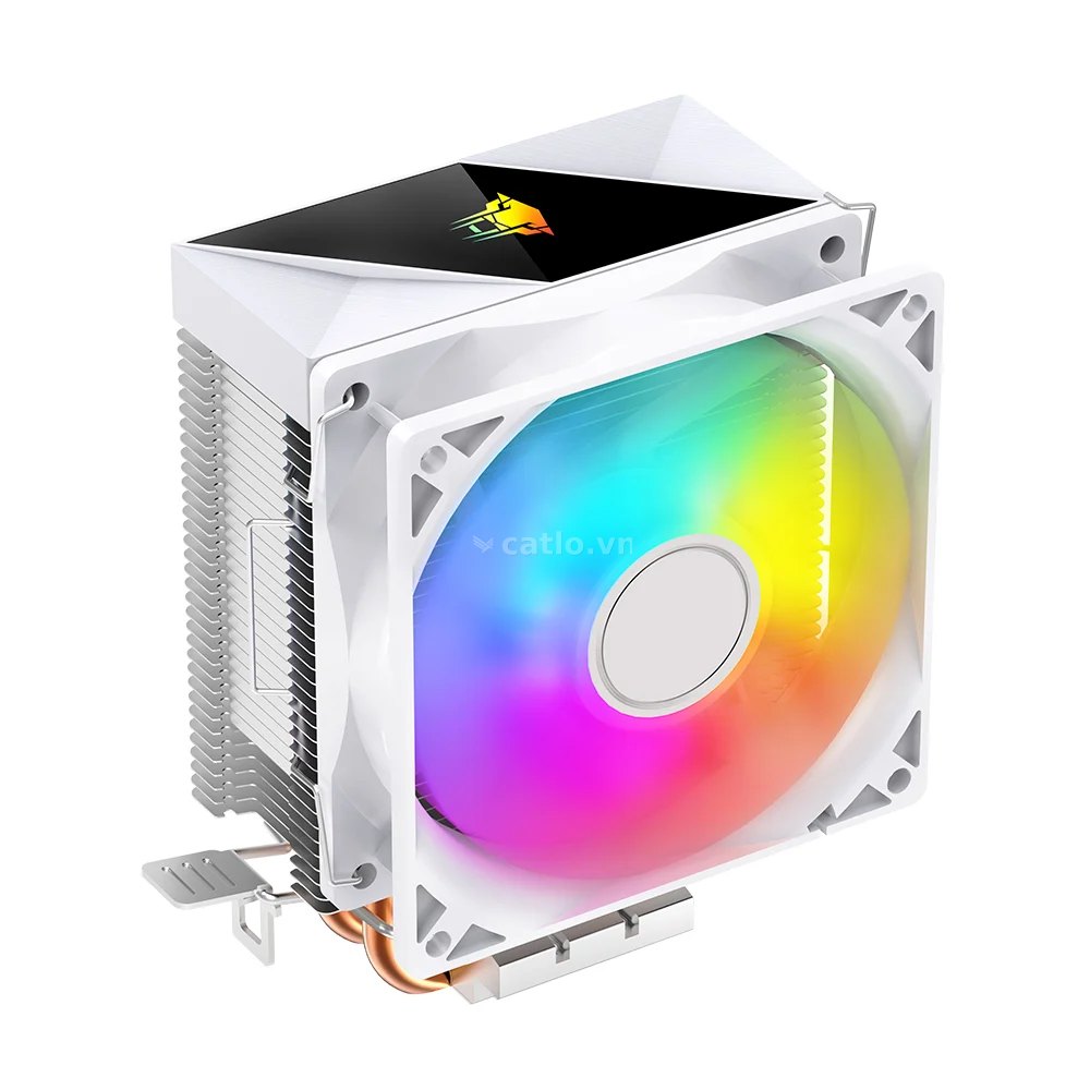 Tản nhiệt khí Leopard K200 White | RGB, Trắng – ảnh 1