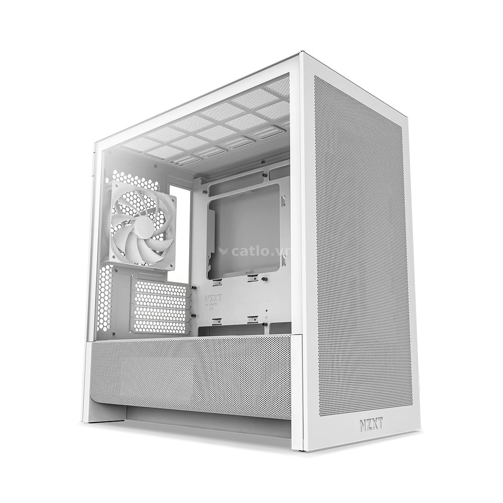 Thùng máy Case NZXT H3 Flow - Trắng (CC-H31FW-01) – ảnh 1