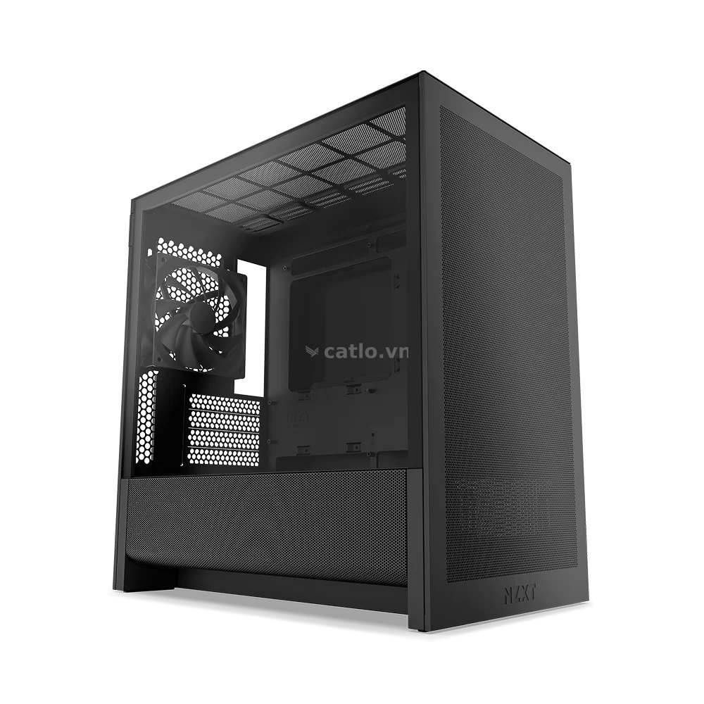 Thùng máy Case NZXT H3 Flow - Đen (CC-H31FB-01) – ảnh 1
