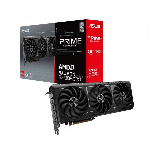 Card màn hình AMD Radeon RX 9060 XT ASUS Prime OC | 16GB GDDR6, 2048 SP, 550W – ảnh 1