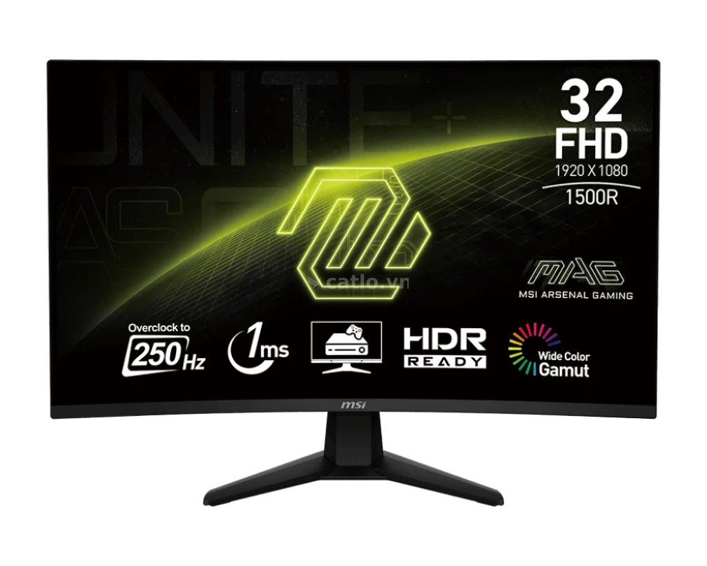 MSI MAG32C6X - màn hình VA 250Hz, Adaptive-Sync, độ sáng 250 nits – ảnh 1