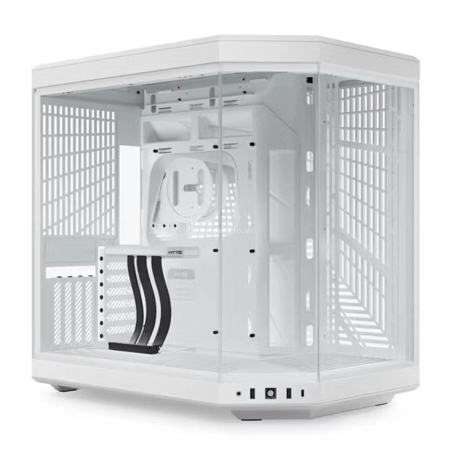 Thùng máy Hyte Y70 Standard White - Kèm sẵn cable riser PCIe 4.0 (CS-HYTE-Y70-WW) – ảnh 1