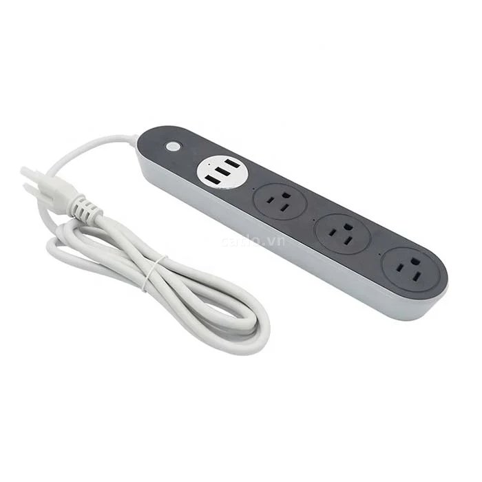 Ổ cắm Wifi 4 cổng kéo dài có USB ONECAM SK-243 – ảnh 1