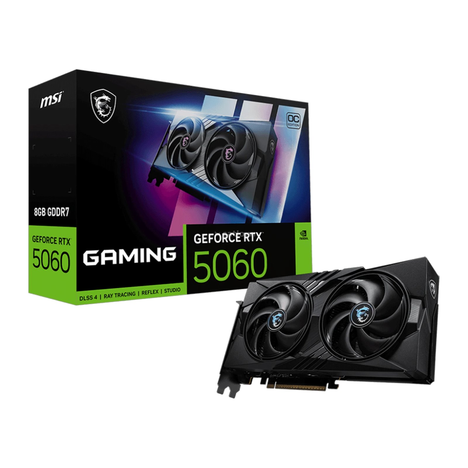 Card màn hình NVIDIA GeForce RTX 5060 MSI GAMING OC | 8GB GDDR7, 3840 CUDA, 550W – ảnh 1