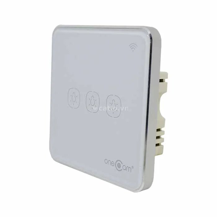 Công Tắc Wifi Cảm Ứng 3 Nút Vuông ONECAM LS-203 – ảnh 1