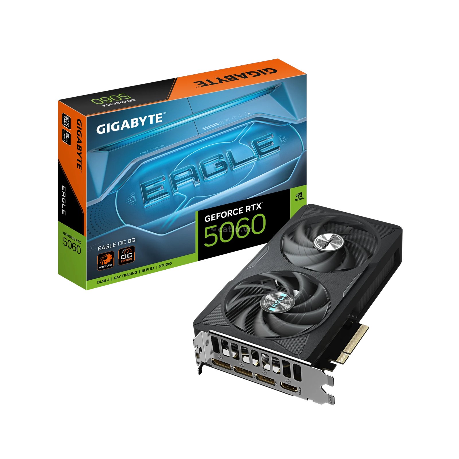 Card màn hình NVIDIA GeForce RTX 5060 Gigabyte EAGLE OC | 8GB GDDR7, 3840 CUDA, 550W – ảnh 1