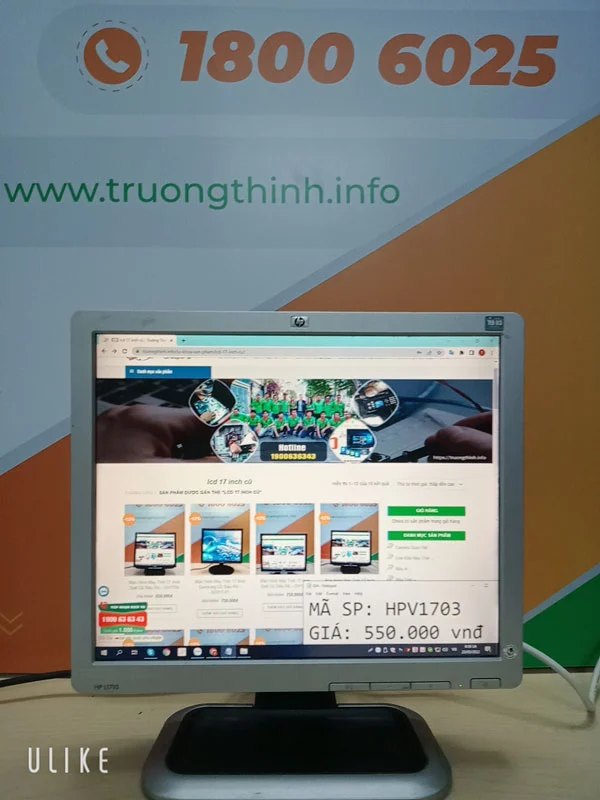 Màn Hình Máy Tính 17 Inch HP Cũ Siêu Rẻ - HPV1703 – ảnh 1