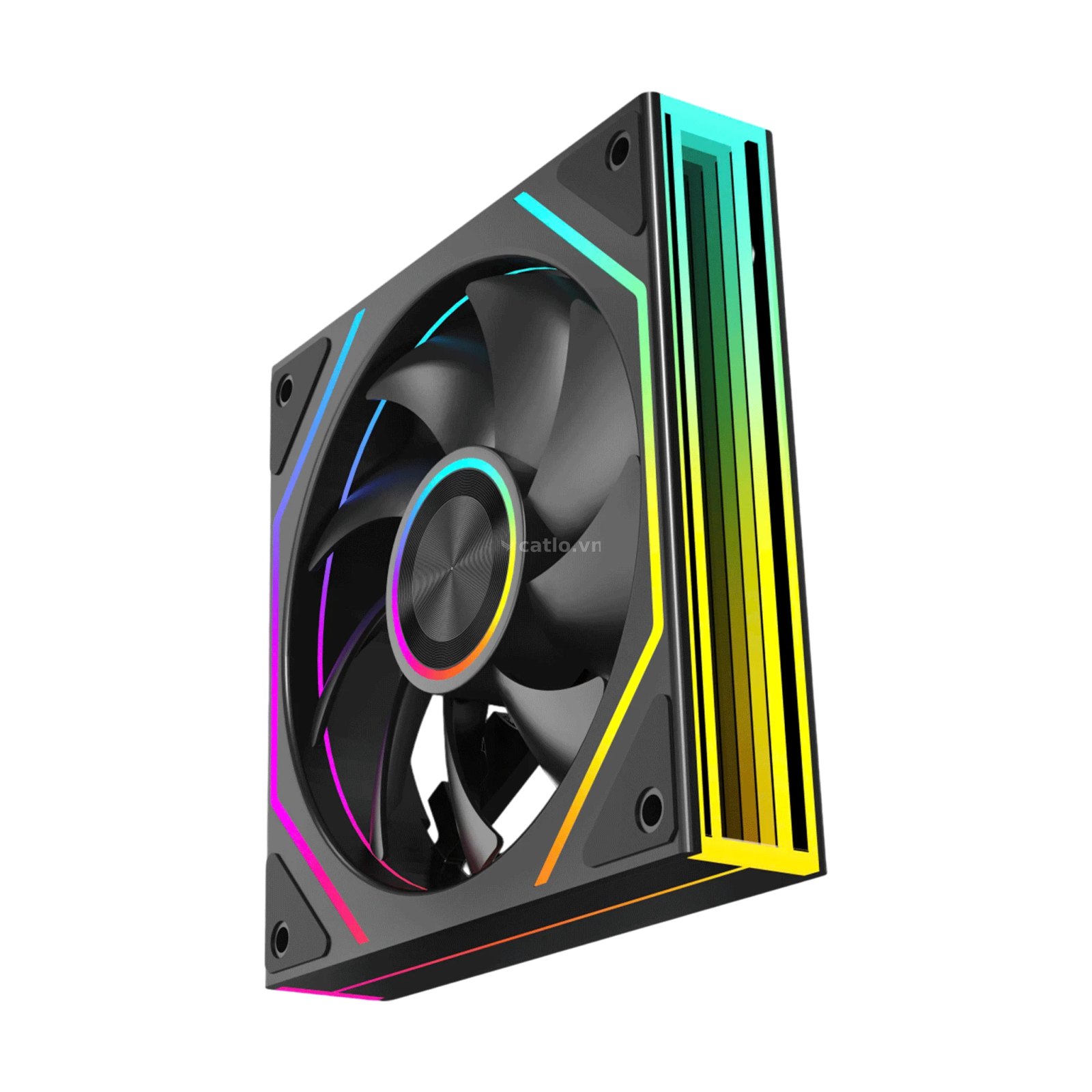 Quạt tản nhiệt PC Leopard Prism 4RS Ultra | Fan lẻ 120mm, ARGB, Đen – ảnh 1