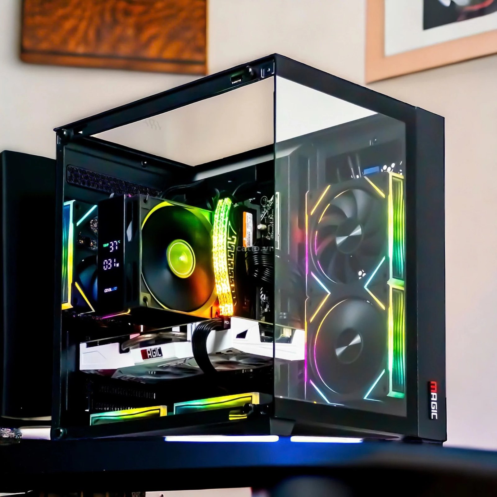 CASE gaming MAGIC O11 ULTRA – Thiết kế hiện đại, hỗ trợ tản nhiệt mạnh mẽ cho M-ATX/ITX – ảnh 1
