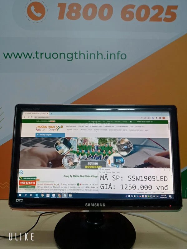 Màn Hình Máy Tính 19 Inch Sam Sung Cũ Siêu Rẻ - SSW1905LED – ảnh 1