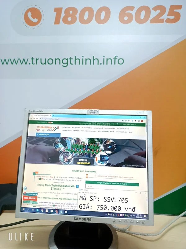Màn Hình Máy Tính 17 Inch Sam Sung Cũ Siêu Rẻ - SSV1705 – ảnh 1