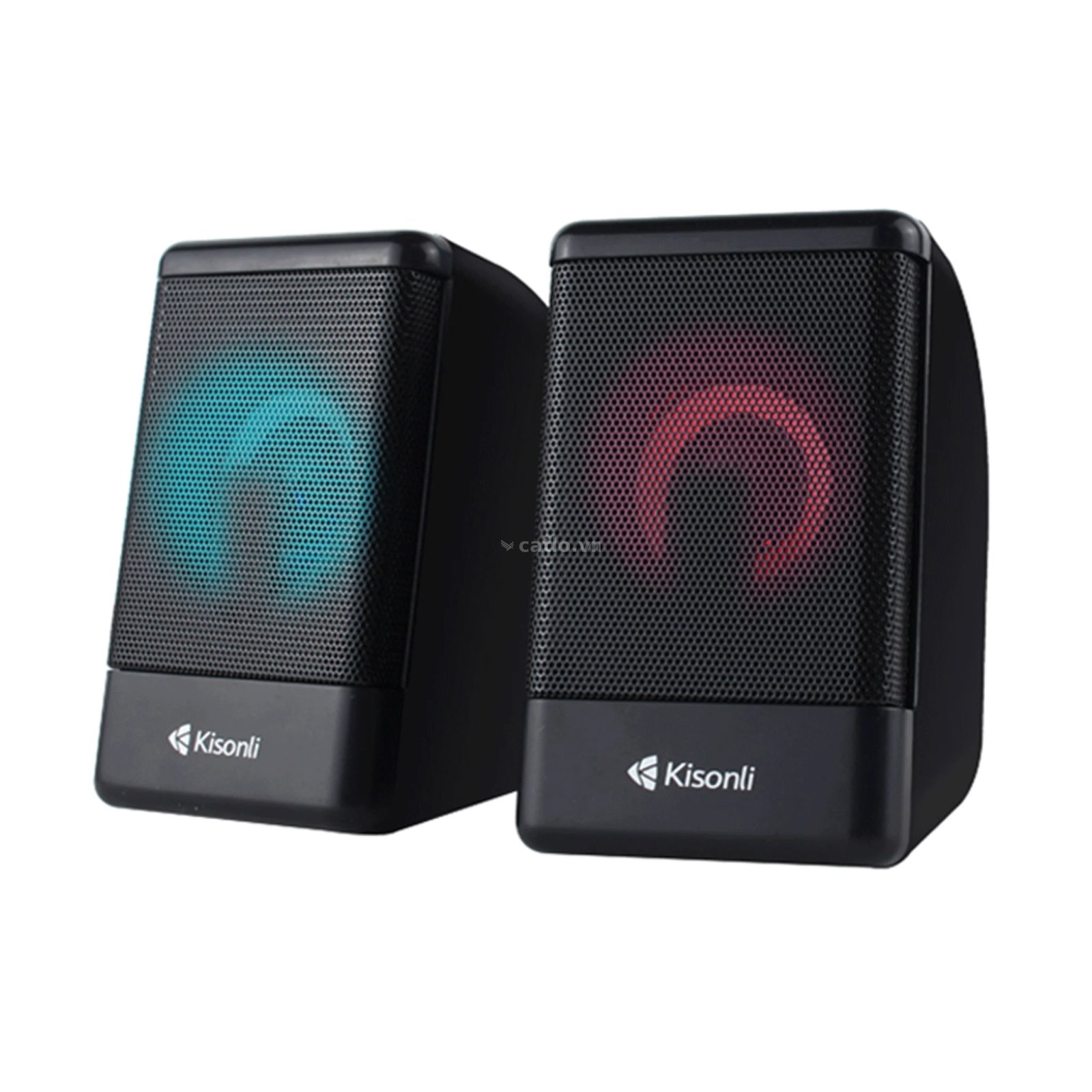 Loa máy tính USB 2.0 Kisonli L-8080 - Black – ảnh 1